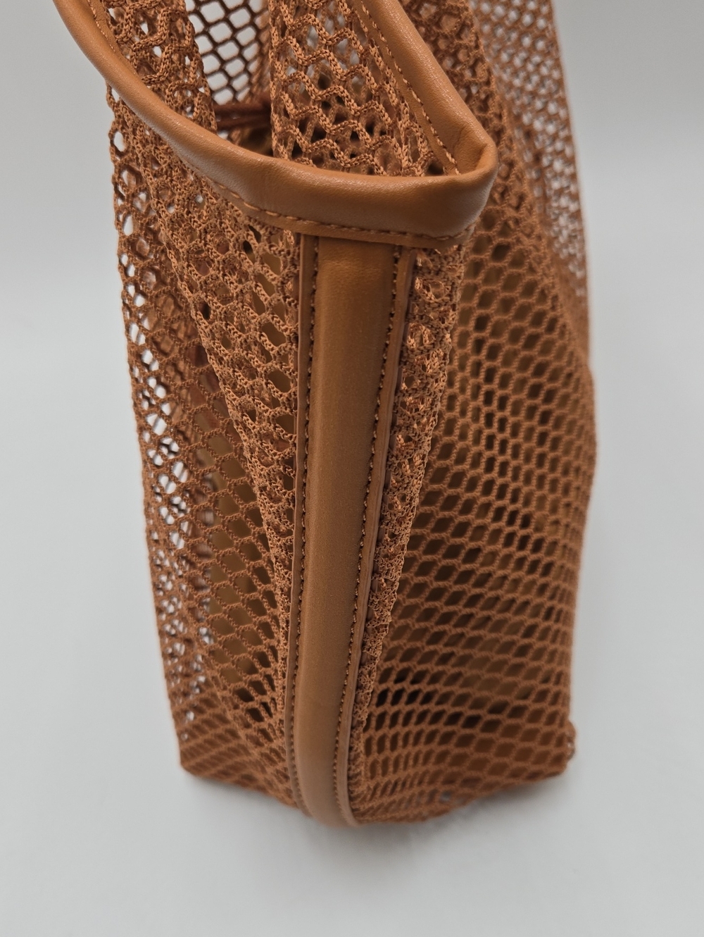 Brown NET HOBO BAG - Picture 10 of 12